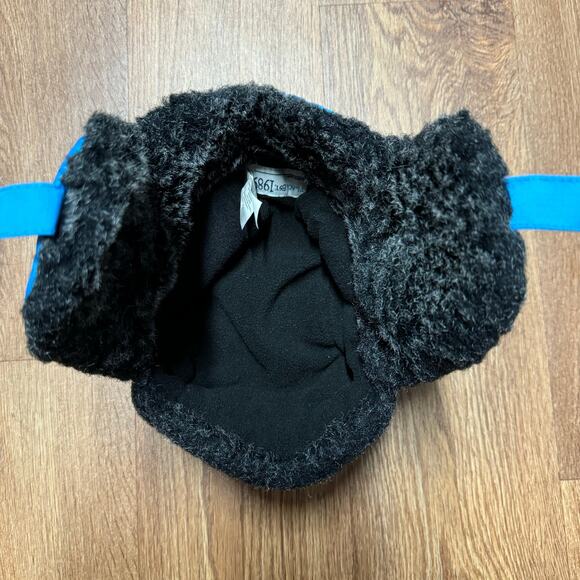 Children’s Place Winter Trapper Hat Toddler Size 2T/3T Blue Black Gray Ear Cover - Picture 4 of 6